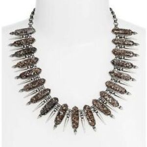 Kendra Scott Gwendolyn  Statement Necklace Grey